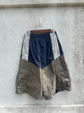 Balenciaga Oversized Cut-Up Cargo Tracksuit Shorts