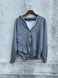 Vintage Thermal Lined Zip Hoodie