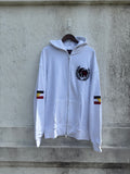 Murd333r.fm "Peacemaker" White Hoodie