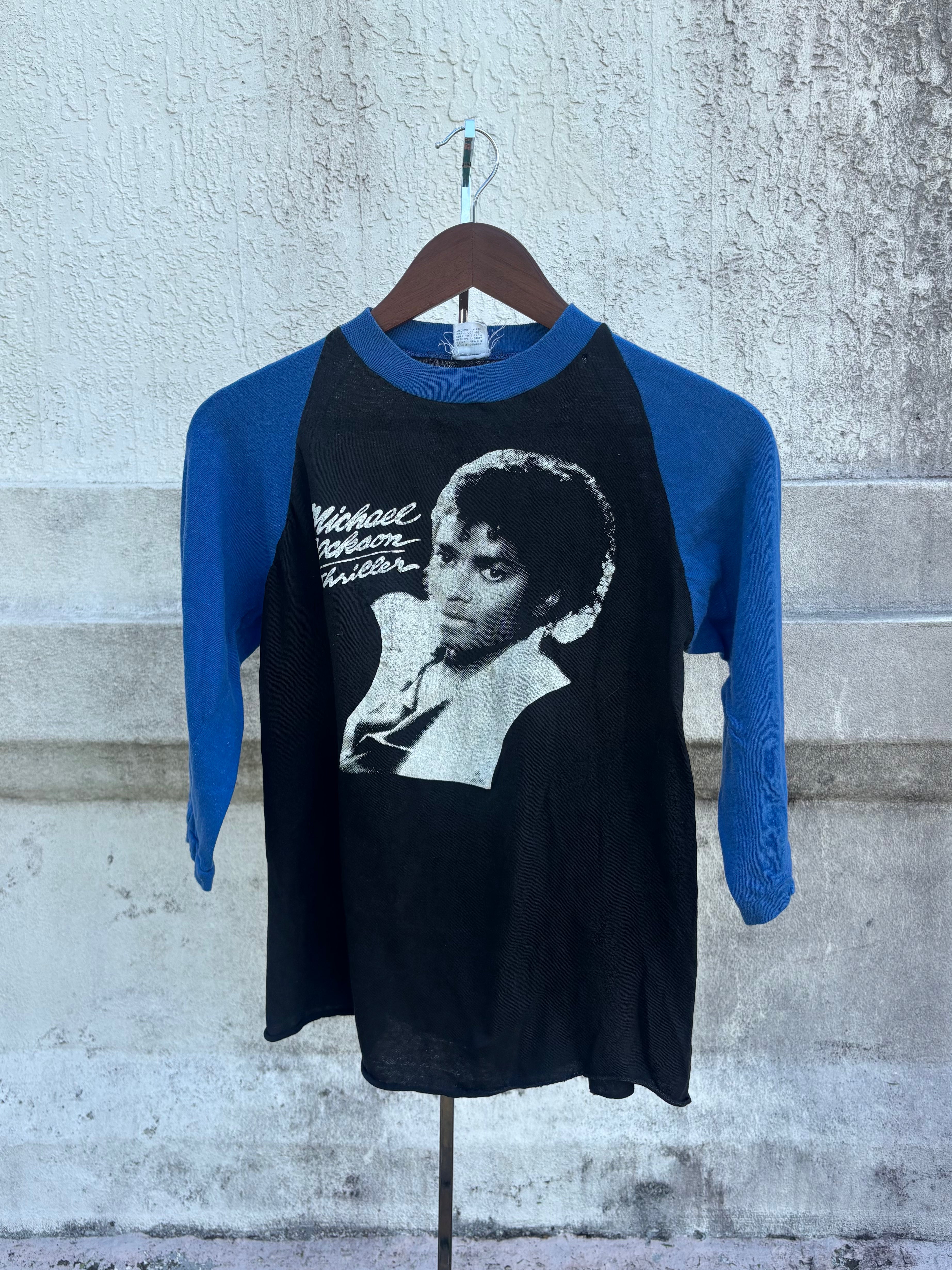 Vintage 80’s Michael Jackson Thriller Raglan