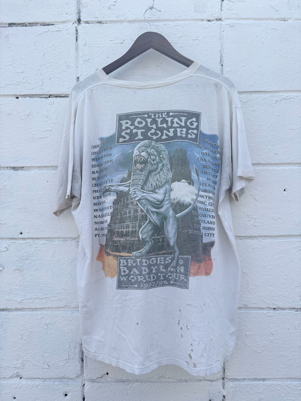 Vintage 97' Rolling Stones Tour T-shirt
